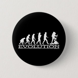 Evolution - Hiking 6 Cm Round Badge