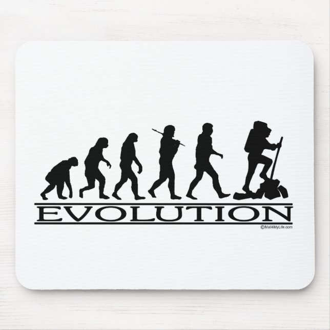 Evolution - Hiking Mouse Pad (Front)