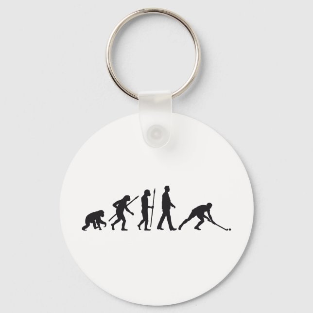 evolution hockey player key ring (Front)