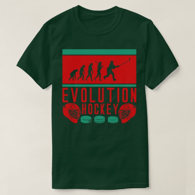 Evolution Ice Hockey 1  T-Shirt (Design Front)