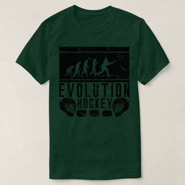 Evolution Ice Hockey  T-Shirt (Design Front)