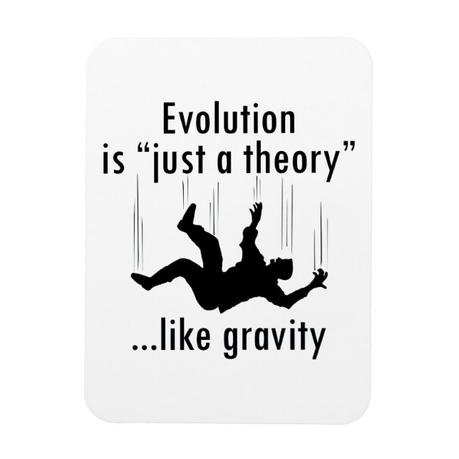 Evolution is just a theory magnet (Vertical)