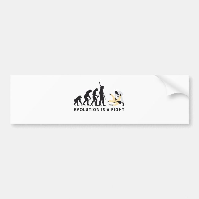 evolution Judo Bumper Sticker (Front)