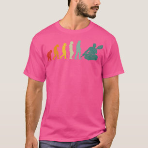 Evolution kayak paddling development monkey rowing T-Shirt