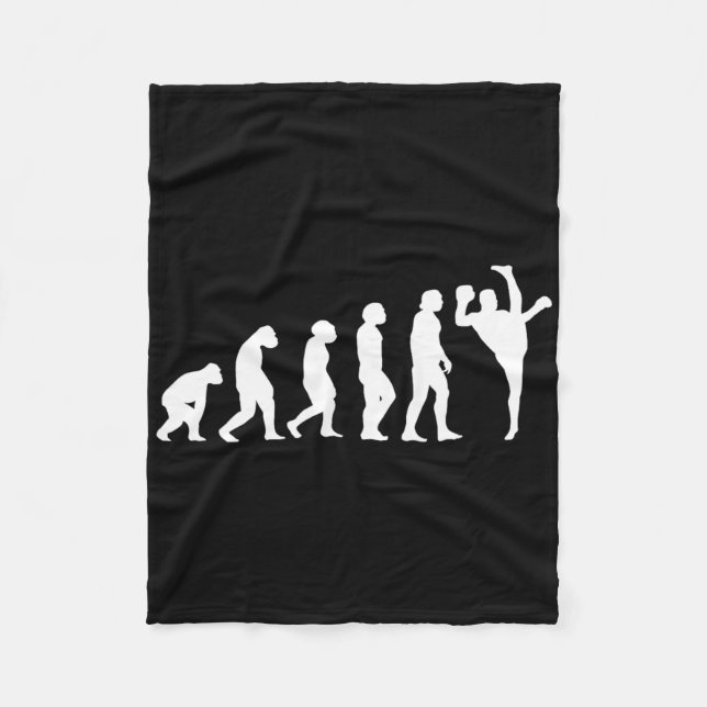 Evolution Kickboxing Kickboxer  Fleece Blanket (Front)