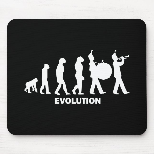 evolution marching band mouse pad (Front)