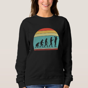 Evolution Metal Detector Christmas Vintage Humour Sweatshirt