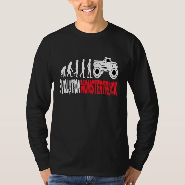 Evolution Monster Truck  Monster Truck Freestyle M T-Shirt (Front)