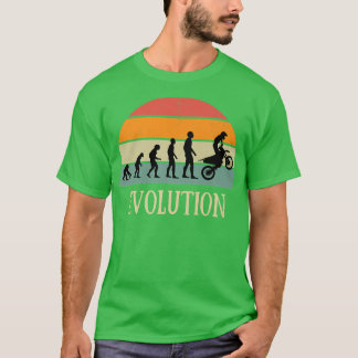 Evolution motocross gift enduro humour moto cross  T-Shirt