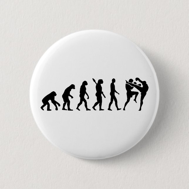 Evolution Muay Thai 6 Cm Round Badge (Front)