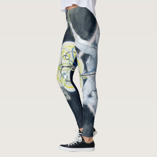 Evolution No.3 by Hilma af Klint Leggings