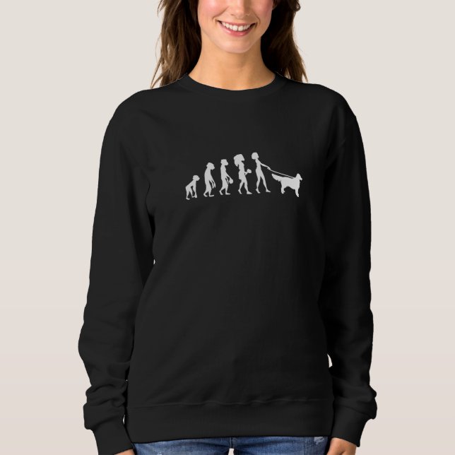 Evolution Of A Golden Retriever Owner  1 Sweatshirt (Front)