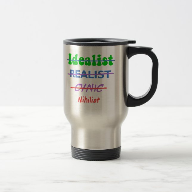 Evolution Of A Nihilist Travel Mug (Right)