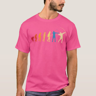 Evolution Of Archery Archer Bow Hunting Lover Bowm T-Shirt