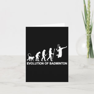 Evolution Of Badminton Card