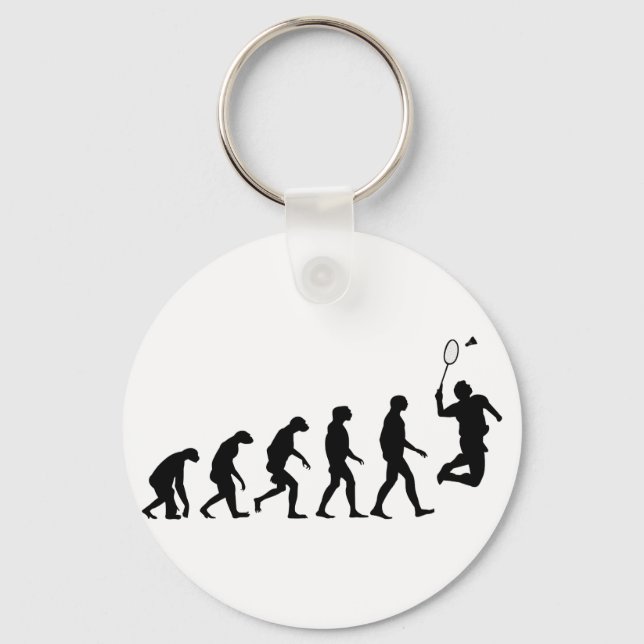 Evolution of Badminton Key Ring (Front)