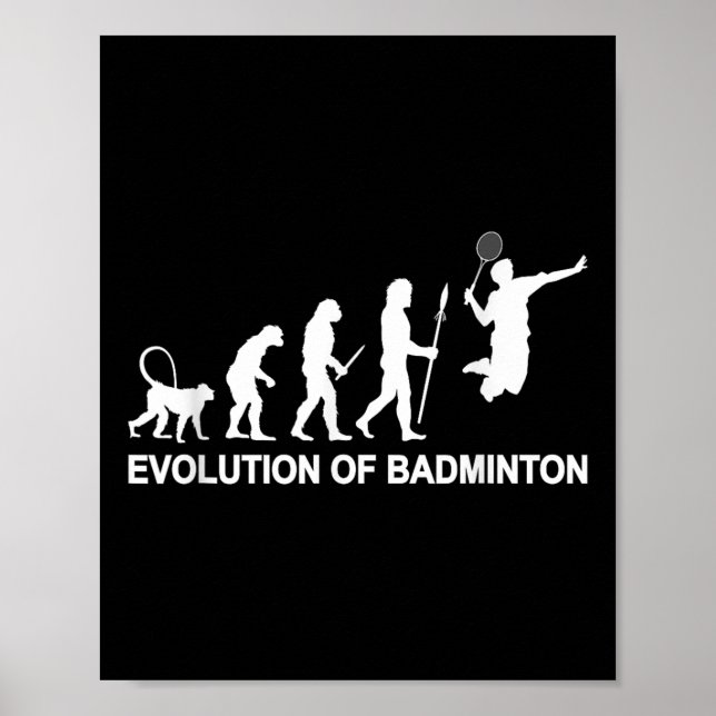 Evolution Of Badminton  Poster (Front)