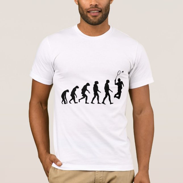 Evolution of Badminton T-Shirt (Front)
