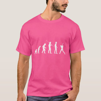 Evolution Of Baseball Players - Funny Sports Wv T-Shirt