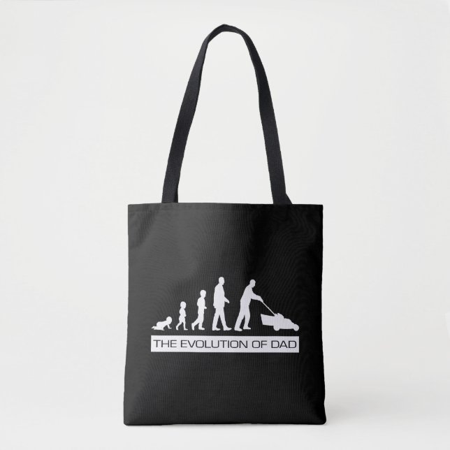 Evolution of Dad - A Gift for Dad Tote Bag (Front)