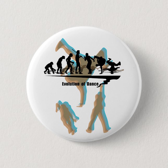 Evolution of Dance 6 Cm Round Badge (Front)