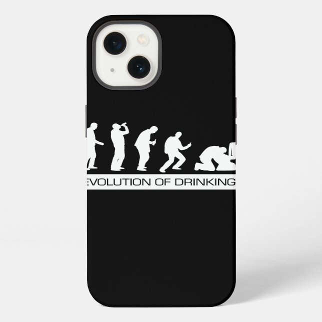 Evolution of Drinking iPhone Case (Back)