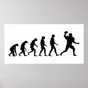 Evolution of Football Poster
