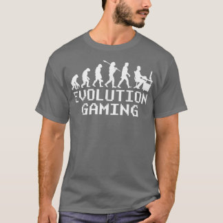 Evolution Of Gaming Funny Video Game Gamer Nerd  T-Shirt
