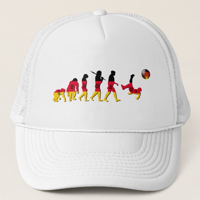 Evolution of German Football Trucker Hat (Front)