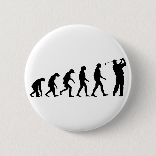Evolution of Golf 6 Cm Round Badge (Front)