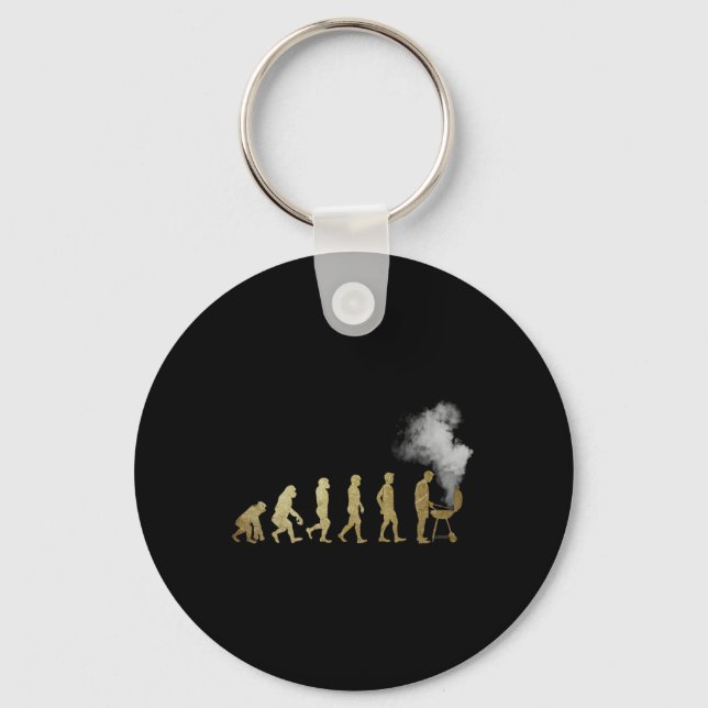 Evolution Of Grill Master - Grilling Gifts - I Do  Key Ring (Front)