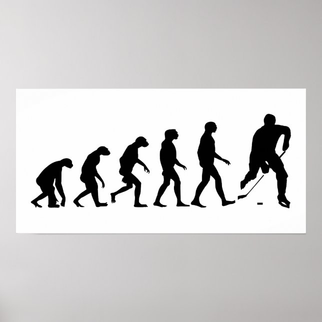 Evolution of Hockey Poster (Front)