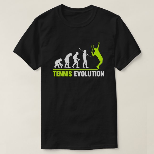 Evolution of Lawn Tennis T-Shirt (Design Front)