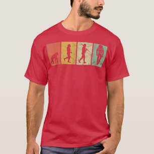 Evolution Of Man Astronaut Space Galay Funny Retro T-Shirt
