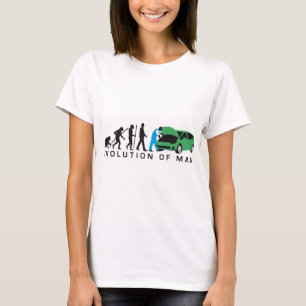 evolution of man car auto mechanic T-Shirt