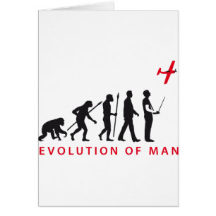 evolution of man controling model airplane