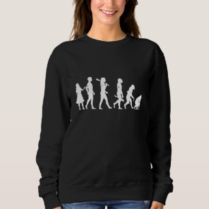 Evolution Of Man Freedom No Forced Vaccine Anti Va Sweatshirt