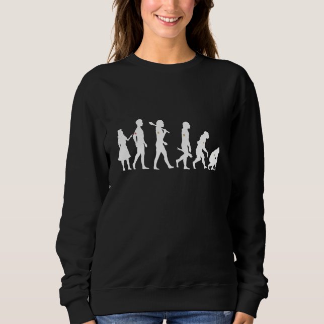 Evolution Of Man Freedom No Forced Vaccine Anti Va Sweatshirt (Front)