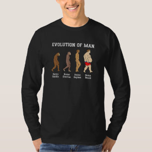 Evolution Of Man Party Ice Breaker Sarcastic Homeb T-Shirt