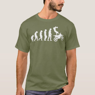 Evolution of man to Motocross Funny dirt bike T-Shirt