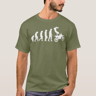 Evolution of man to Motocross Funny dirt bike T-Shirt