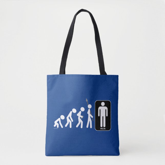 Evolution of Men Tote Bag (Front)