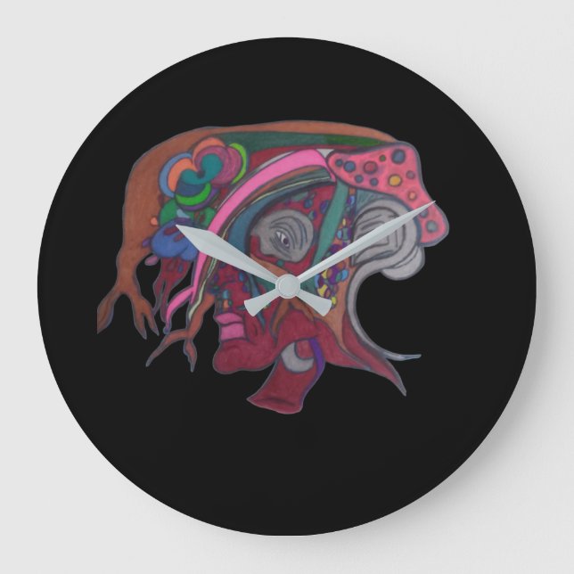 Evolution of Mother Nature Large Clock (Front)