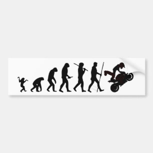 Evolution of Moto bumper sticker