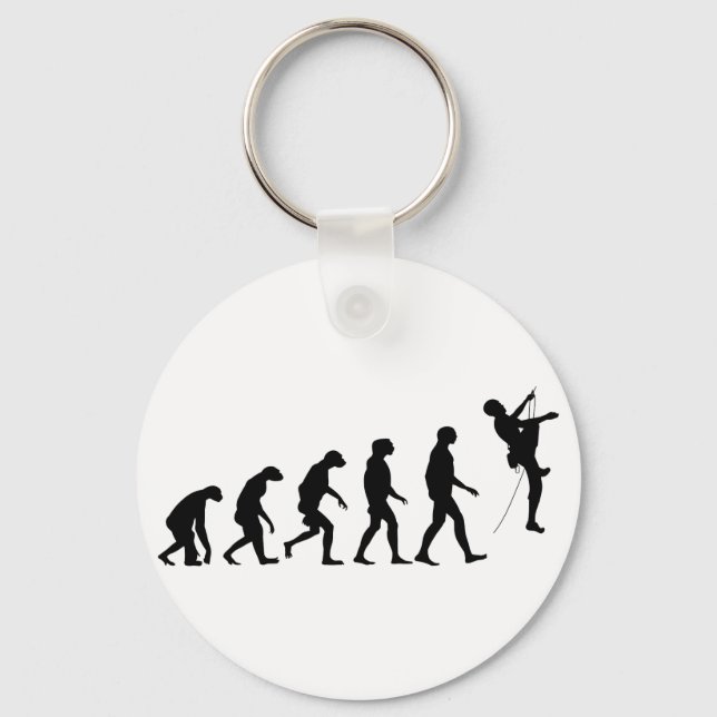 Evolution of Mountain Climbing Key Ring (Front)