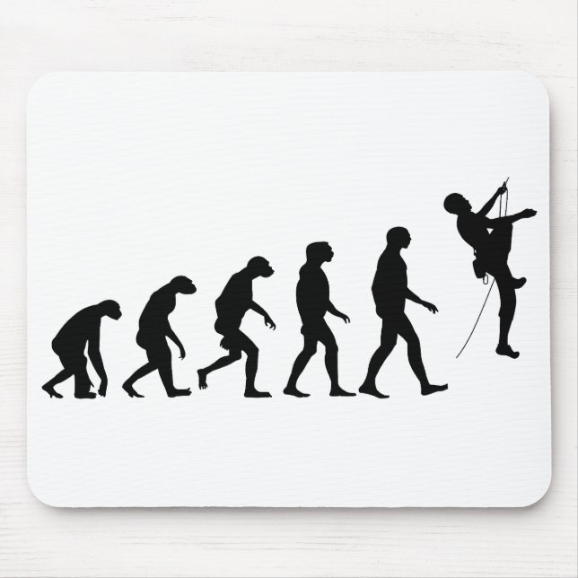 Evolution of Mountain Climbing Mouse Pad (Front)