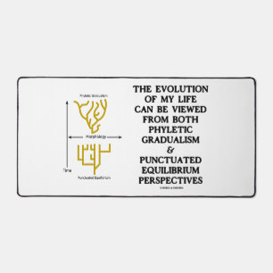Evolution Of My Life Phyltc Grdlism Punctd Equlbrm Desk Mat
