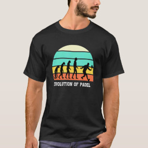 Evolution Of Padel Tennis Design For Padel Player T-Shirt