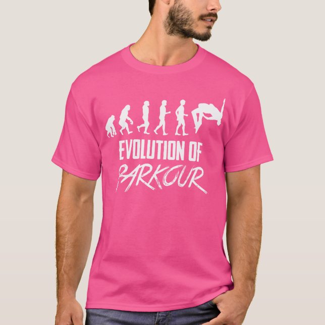 Evolution Of Parkour T-Shirt (Front)