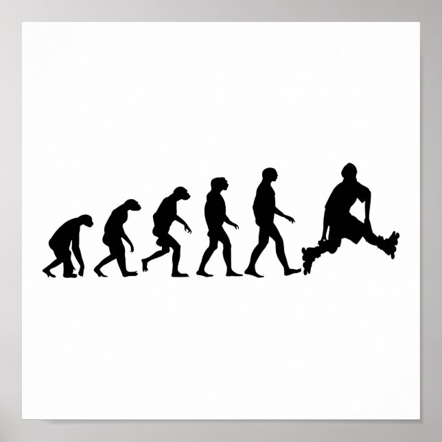 Evolution of Rollerblading Poster (Front)